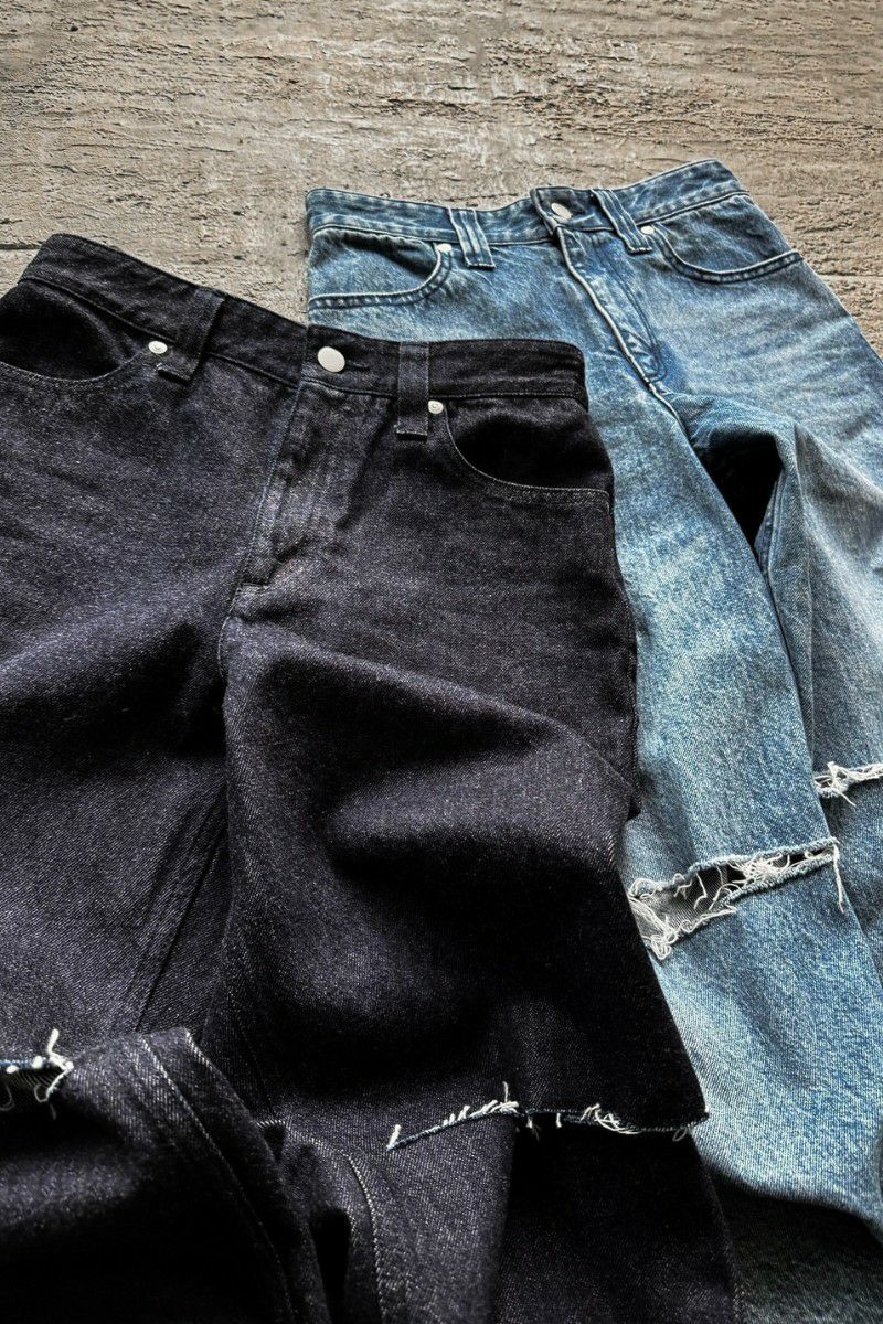 OKAYAMA Crash flare denim. – shéller / シェリエ