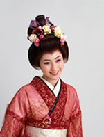 変わり髷かつら=花嫁かつらしげもり=