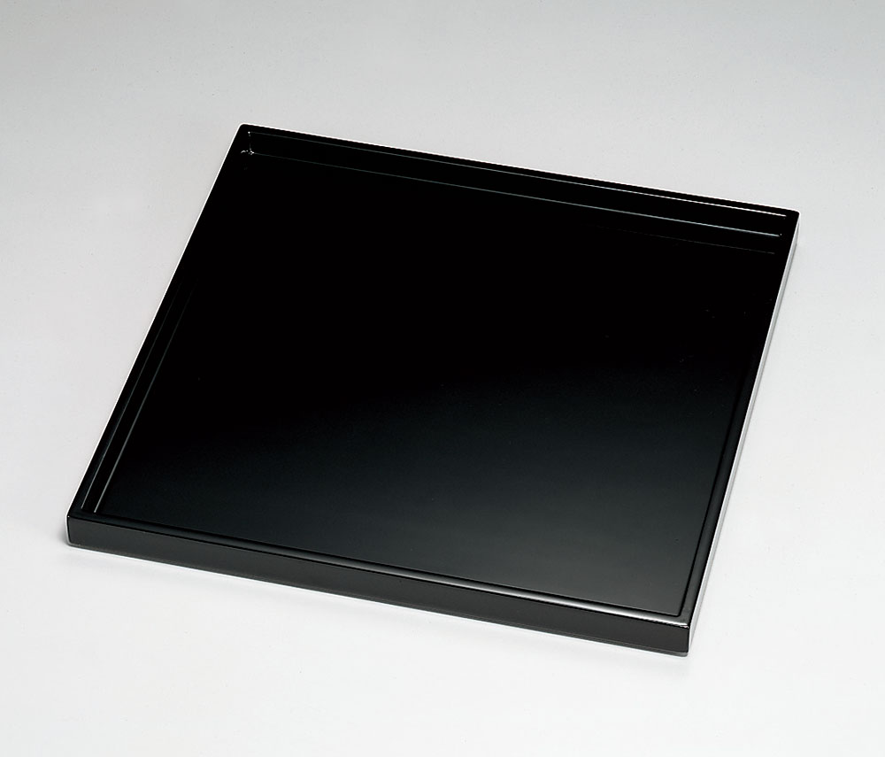 膳お盆・お膳-越前塗 黒 7.5寸懐石膳［1枚］ | 越前漆器粂治郎