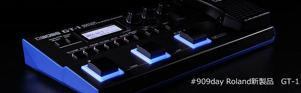 再入荷】BOSS新製品マルチエフェクター「GT-1」が9月17日発売！｜島村