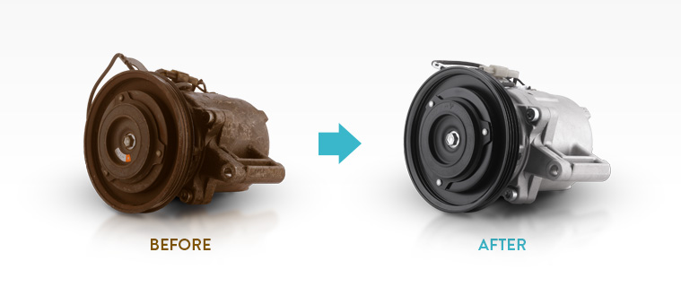 リビルトA/Cコンプレッサー 19時までのご注文で即日発送いたします