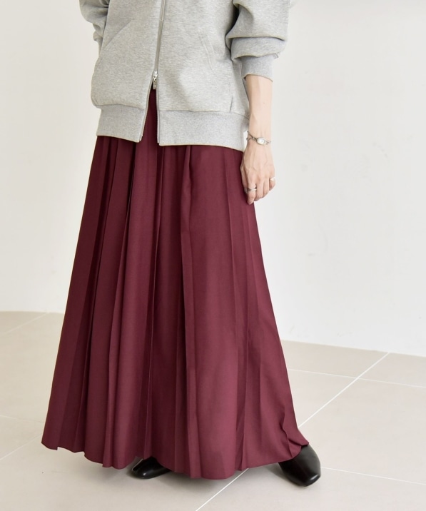 quaranciel: ランダム プリーツ マキシ スカート｜ SHIPS 公式サイト