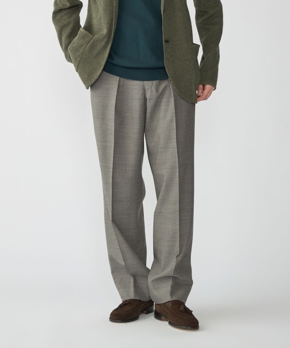 BERNARD ZINS: WALLIS トロピカル ソリッド スラックス｜ SHIPS 公式サイト