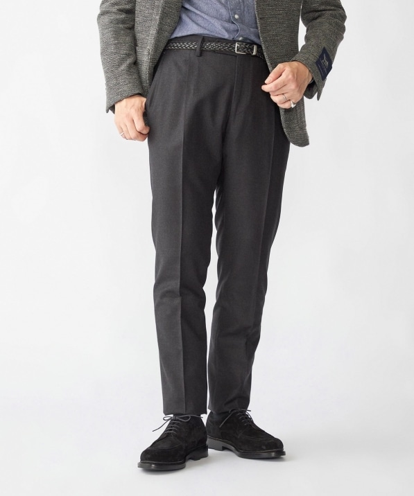 GERMANO: サキソニー 1プリーツ スラックス｜ SHIPS 公式サイト