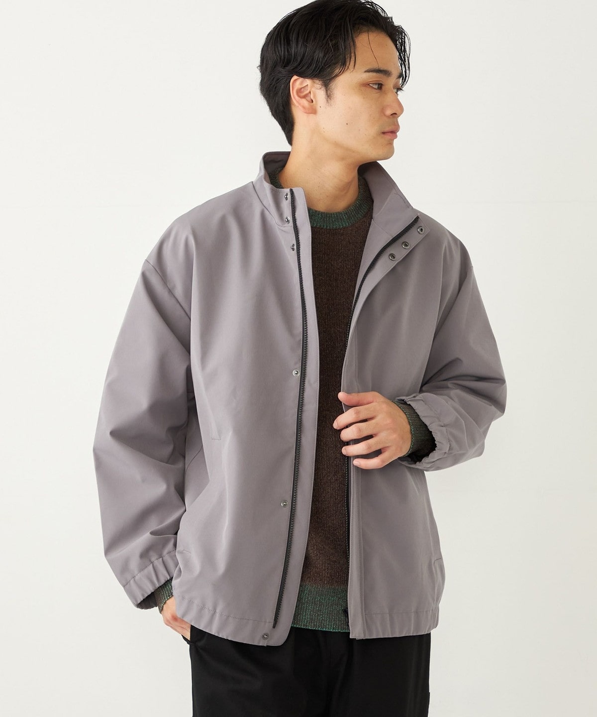 SHIPS Colors:〈洗濯機可能〉スタンドカラー ブルゾン｜ SHIPS 公式サイト