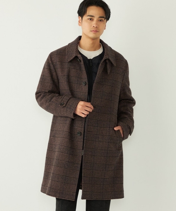 SHIPS Colors:ホロウ ウール ステンカラーコート｜ SHIPS 公式サイト