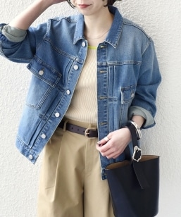 SHIPS any: デニム ワーク ジャケット［SHIPS any DENIM］｜ SHIPS