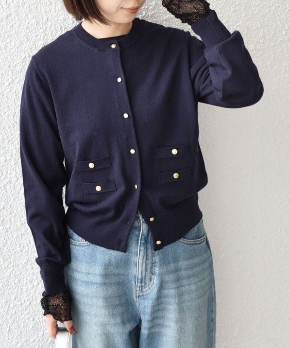 CLASS POOL by CLASS ネイビー カーディガン SHEPLEY CARDIGAN - NAVY