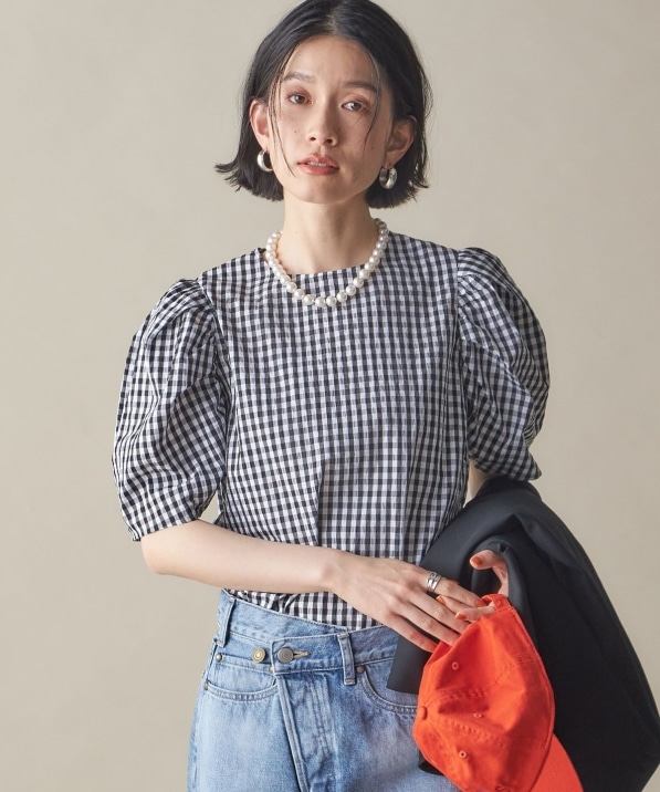 SHIPS NINE CASE:〈手洗い可能〉パフ スリーブ ブラウス｜ SHIPS 公式