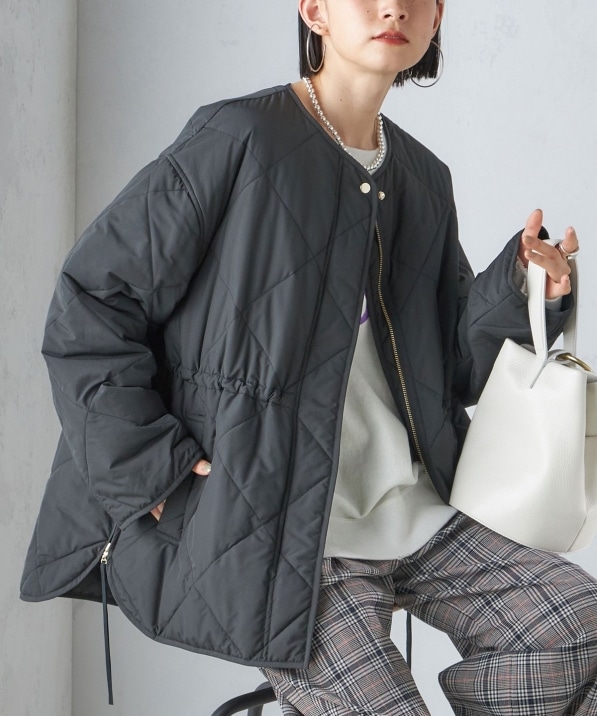 手洗い可能〉キルティング サイドジップ ブルゾン｜ SHIPS 公式サイト