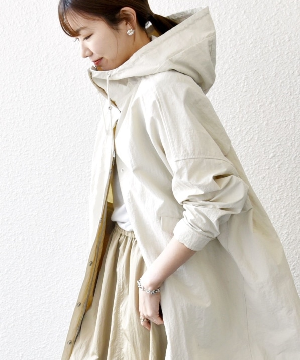 SHIPS any:〈洗濯機可能〉オーバー フーディ ブルゾン コート｜ SHIPS