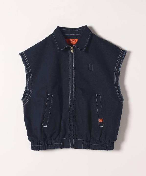 UNIVERSAL OVERALL:〈洗濯機可能〉ジップ ベスト ジャケット｜ SHIPS