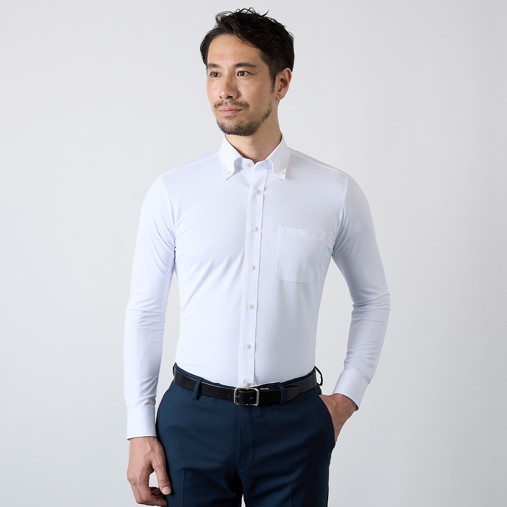 ワイシャツ ホワイト 吸水速乾 防臭 抗菌 SMC｜CHOYA SHIRT（チョーヤ