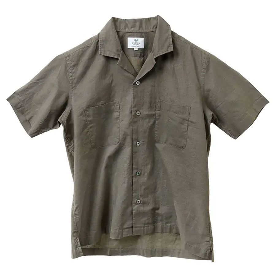 CHOYA URBAN STYLE カジュアルシャツ 半袖 開衿シャツ 開襟 オープン