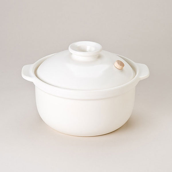 マスタークック 3合浅鍋（1L）【健康綜合開発】土鍋 玄米