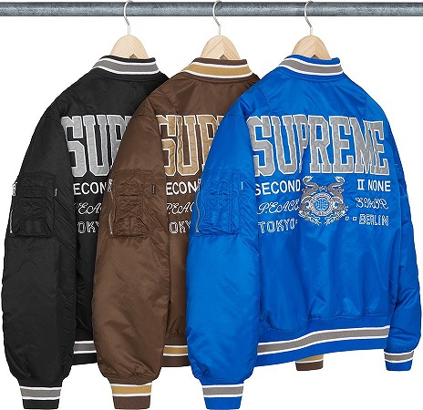 Supreme Second To None MA-1 Jacket(Black) シュプリーム セカンド