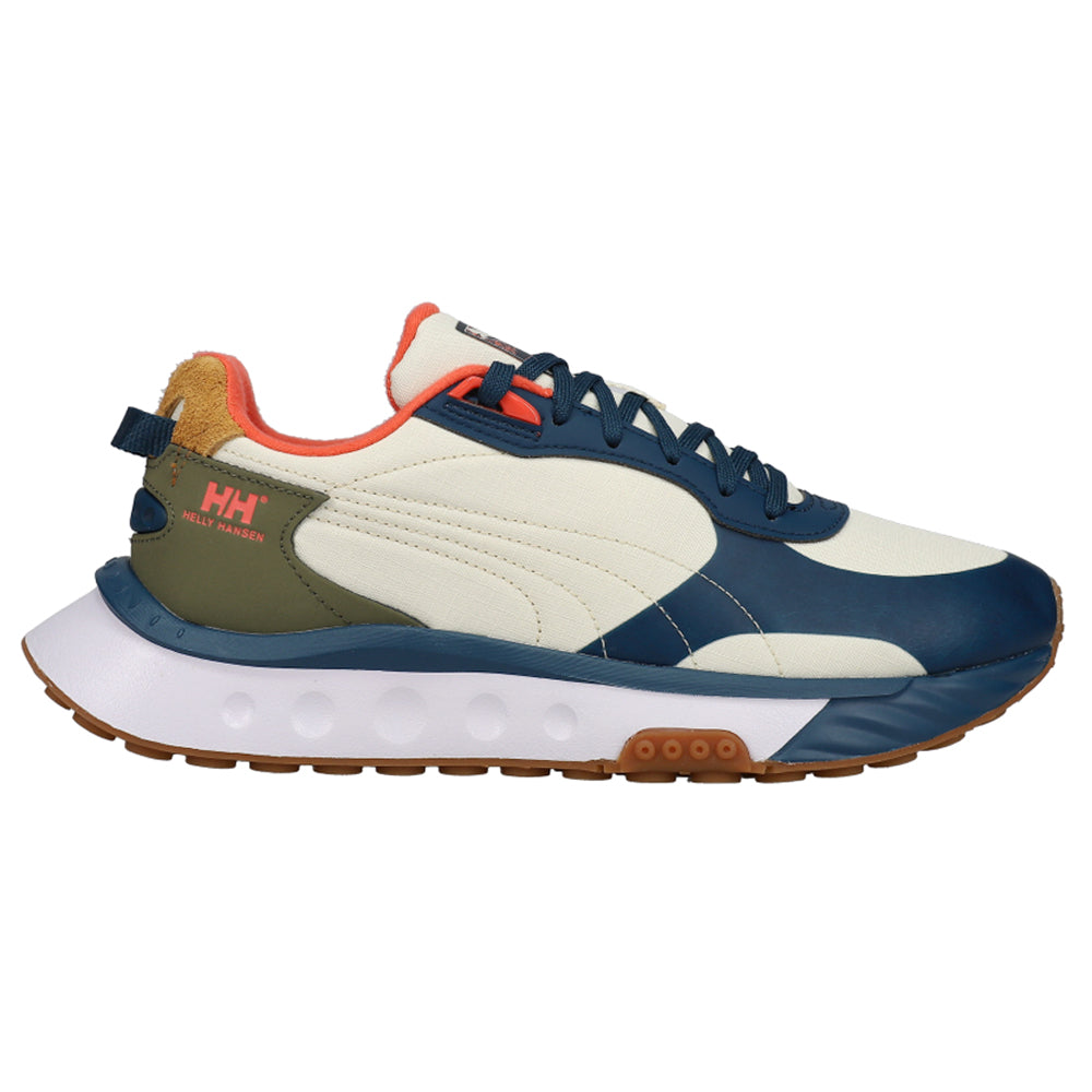 Shop Blue Mens Puma Helly Hansen x Wild Rider Lace Up Sneakers
