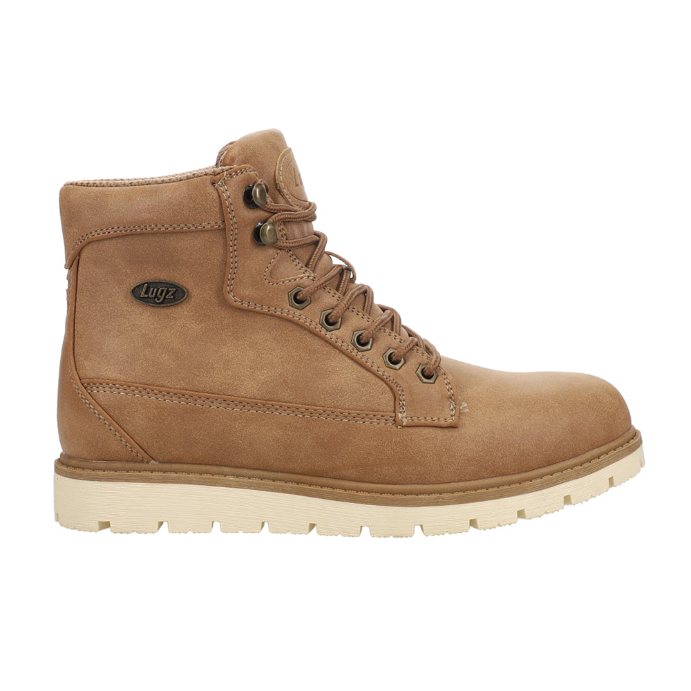 Shop Brown Mens Lugz Bedrock Hi Round Toe Lace Up Boots – Shoebacca