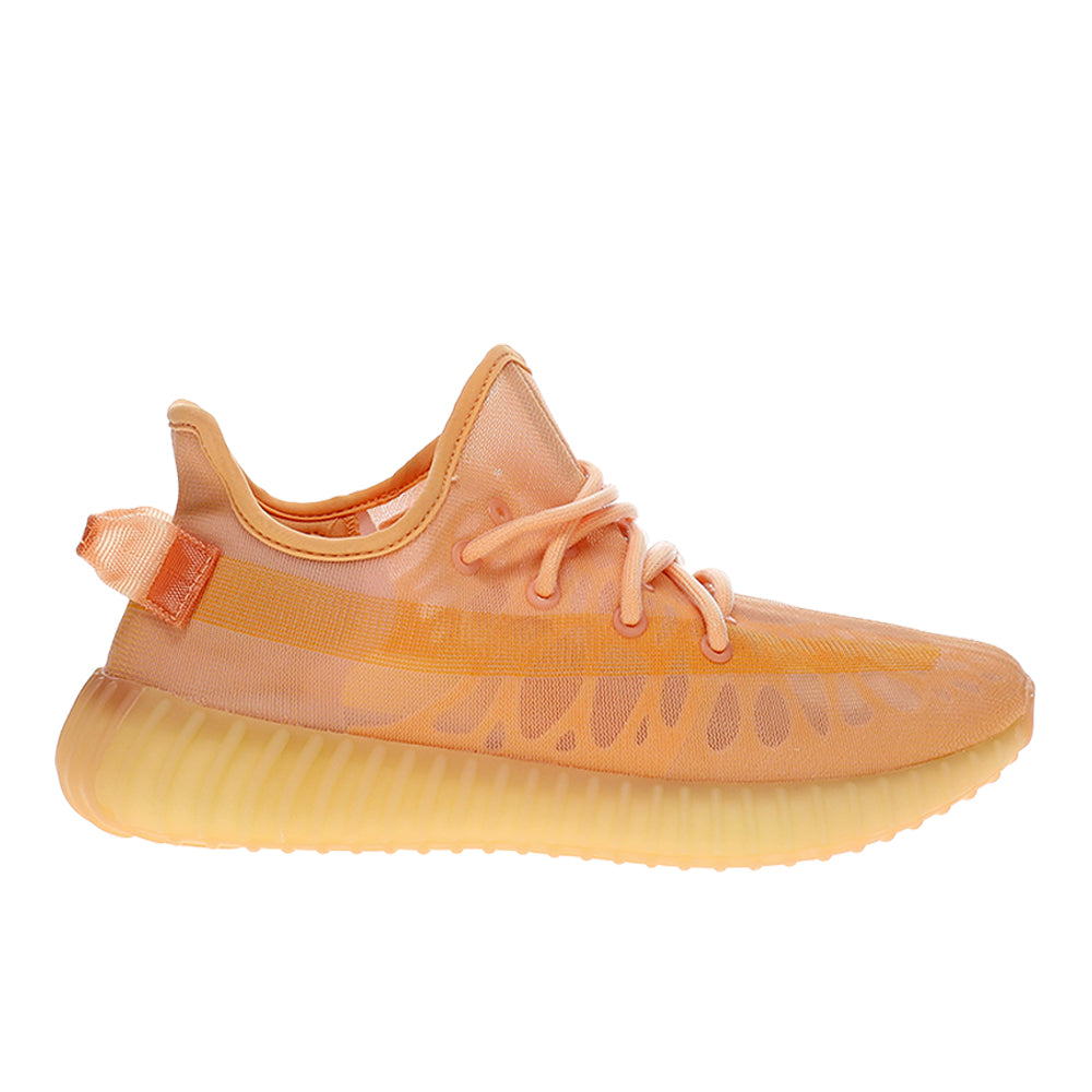 Shop Orange Mens adidas adidas Yeezy Boost 350 V2 Lace Up Sneakers