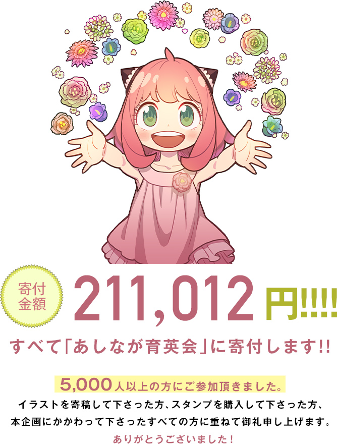 SPY×FAMILYチャリティ企画「SPY×FAMILY アーニャおともだち