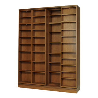 本格派スライド書棚メーカー。ハピネスコーポレーション・生松工芸