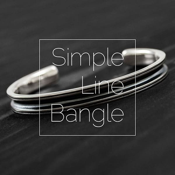 DAgDART/ダグダート】 シルバーバングル メンズ [dg-100]