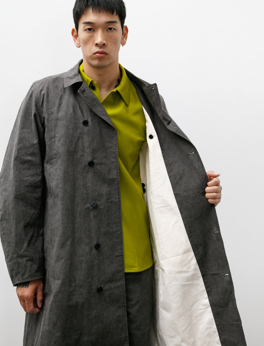 Unkruid Shepards Coat Charcoal Waxed Fine Canvas – Neighbour