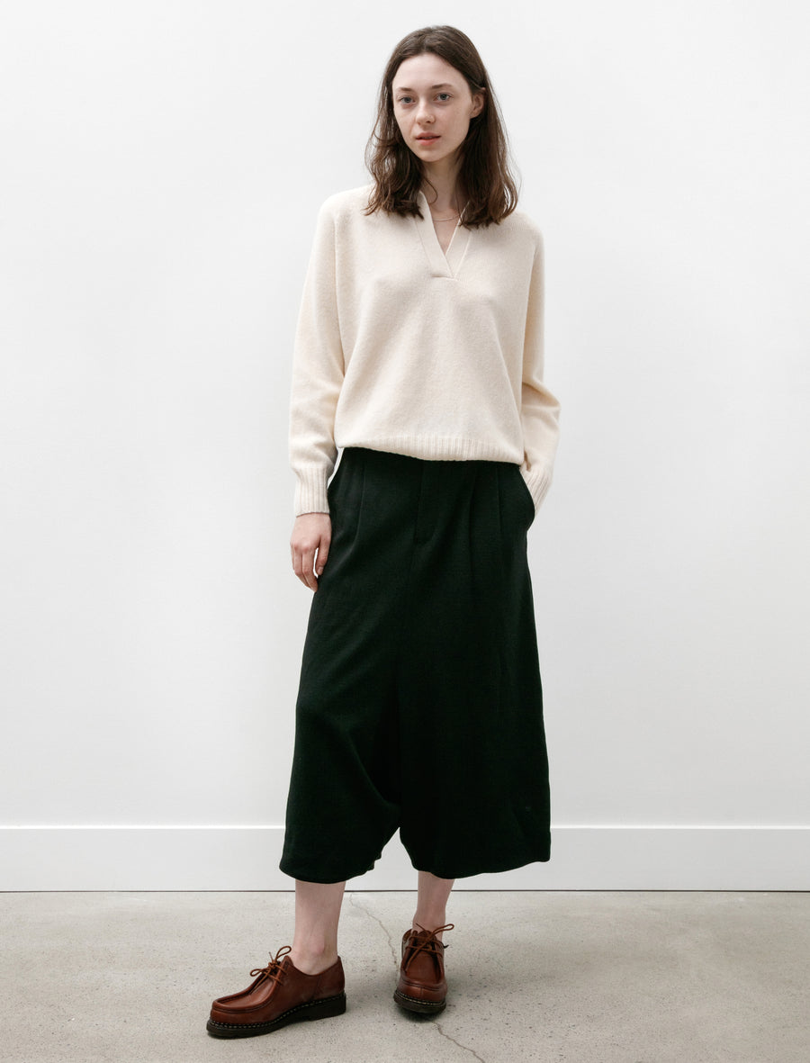 Comme des Garçons Comme des Garçons Pleated Wool Wide Leg Pants
