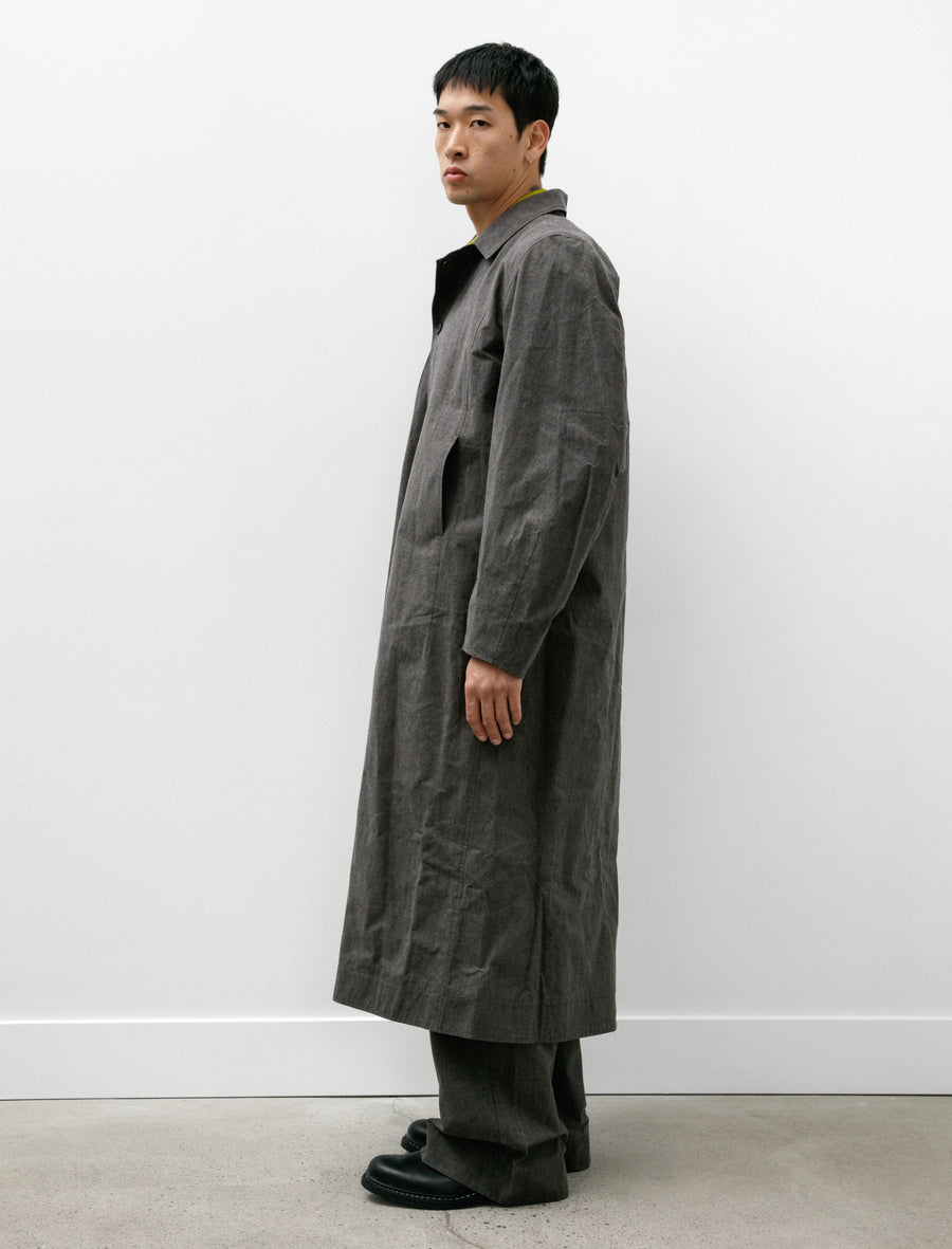 Unkruid Shepards Coat Charcoal Waxed Fine Canvas – Neighbour