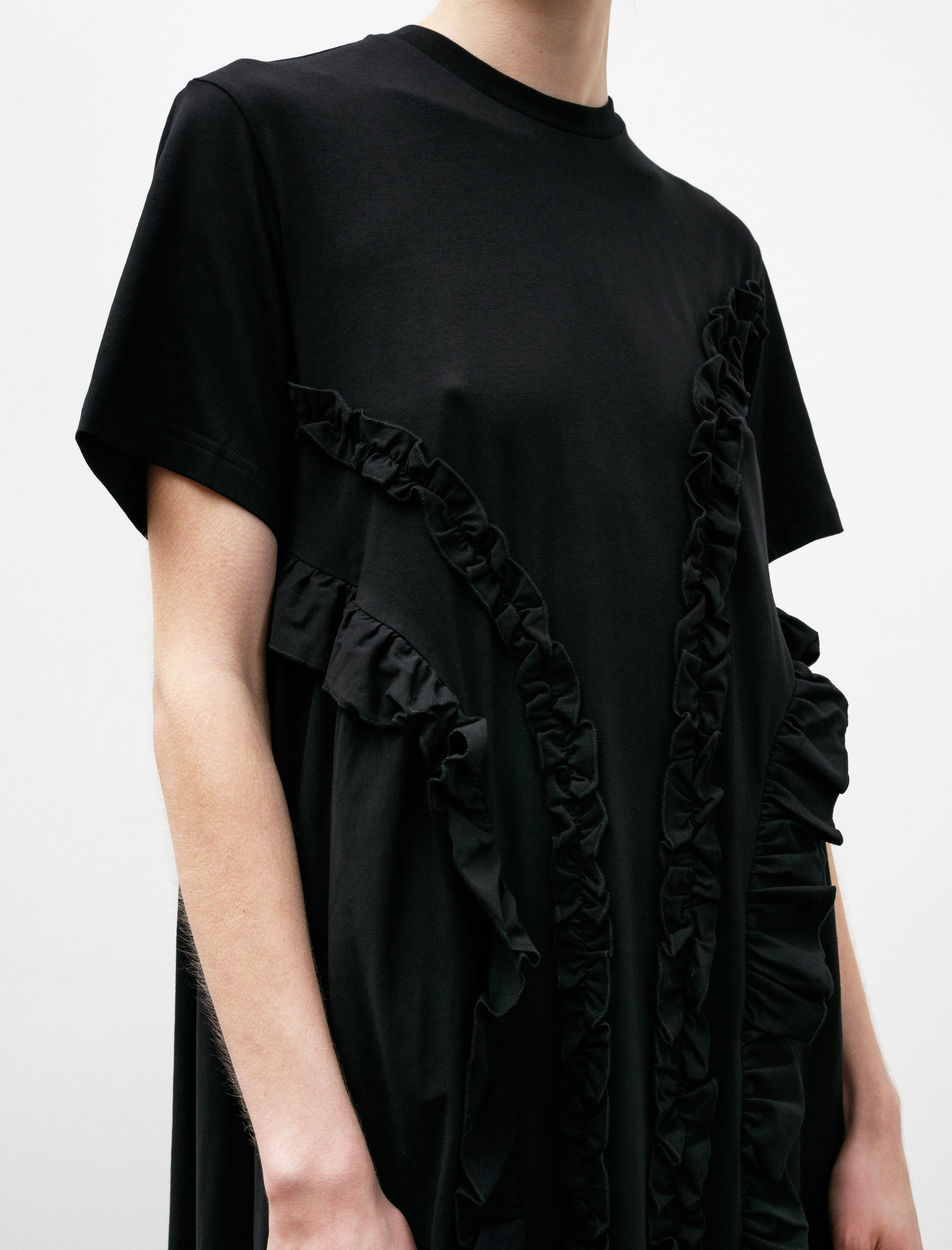 Cecilie Bahnsen Alaine Jersey Dress Black – Neighbour