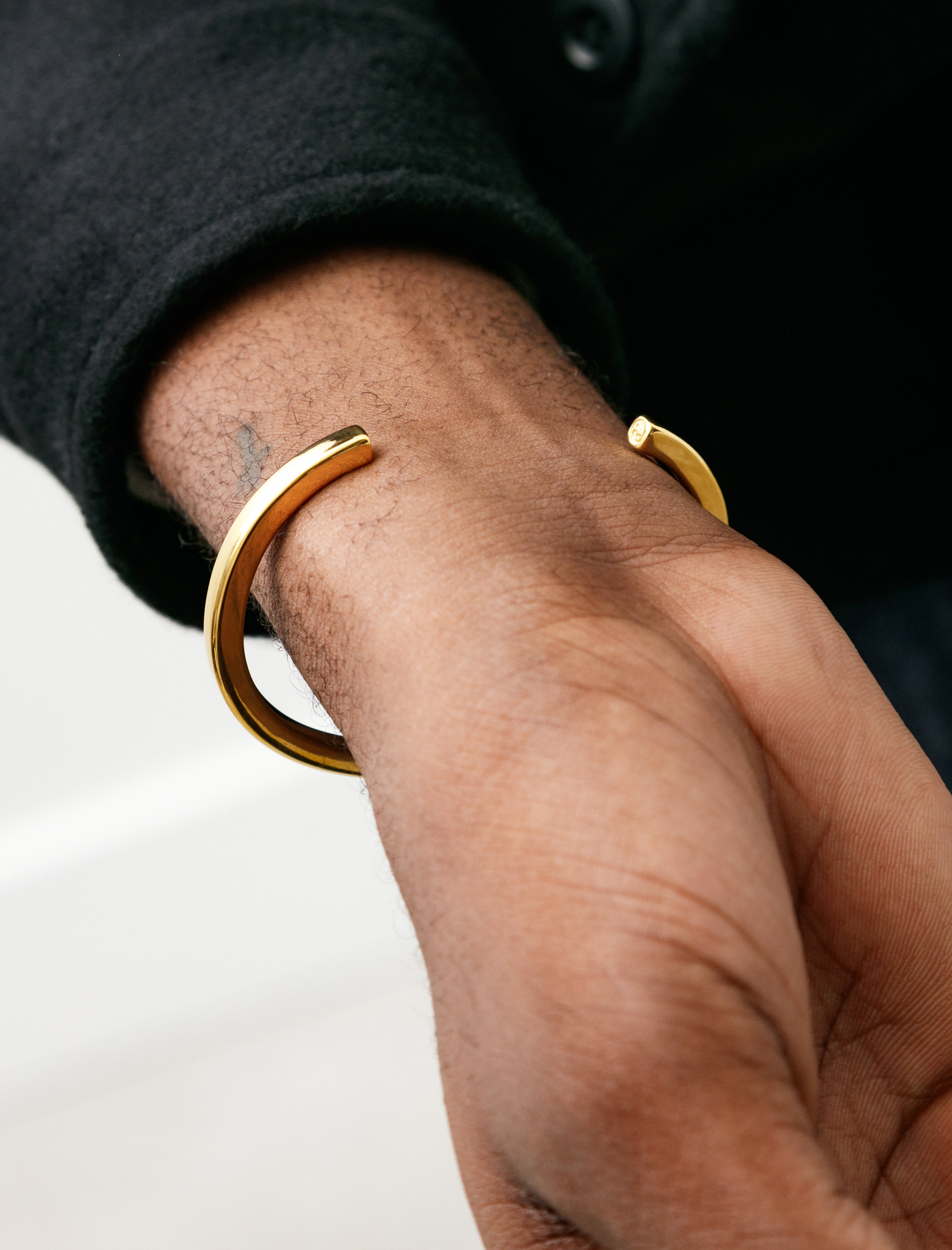 All Blues Square Bracelet Polished Gold – Neighbour