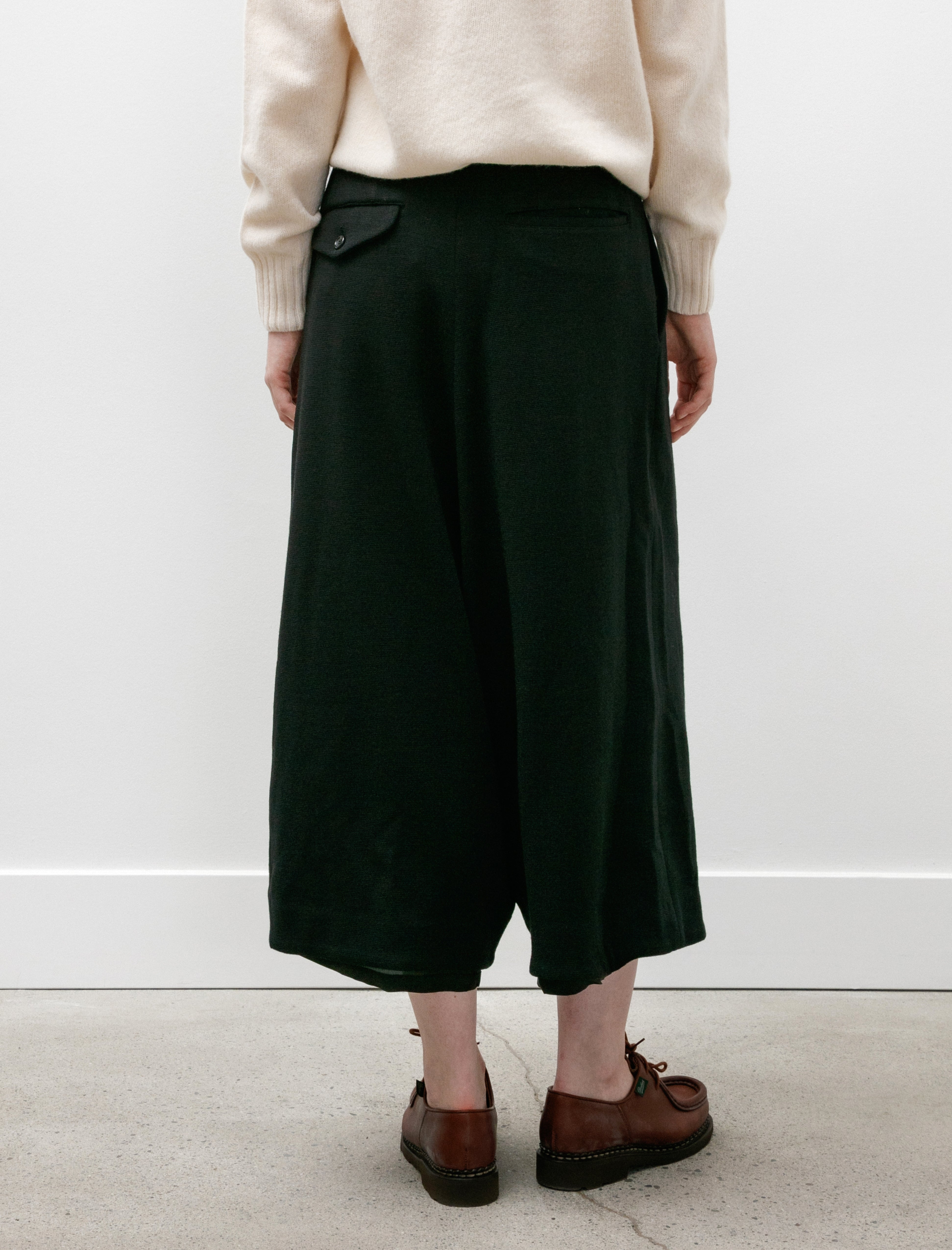 Comme des Garçons Comme des Garçons Pleated Wool Wide Leg Pants