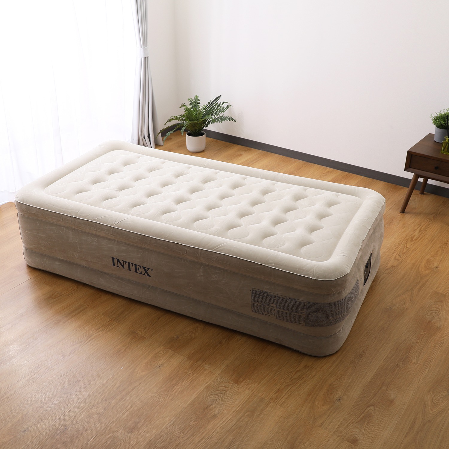 シングル＞インテックス 電動ポンプ内蔵 エアーベッド ウルトラ