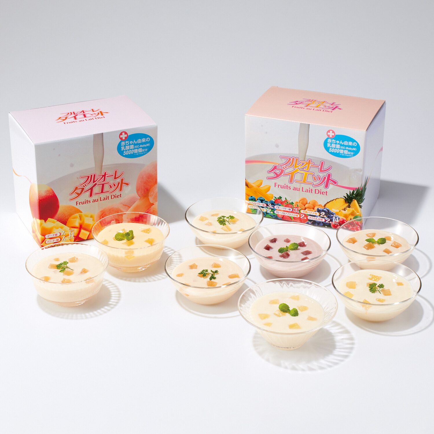 赤ちゃん由来の乳酸菌配合 フルオーレダイエット 8味ドリームセット