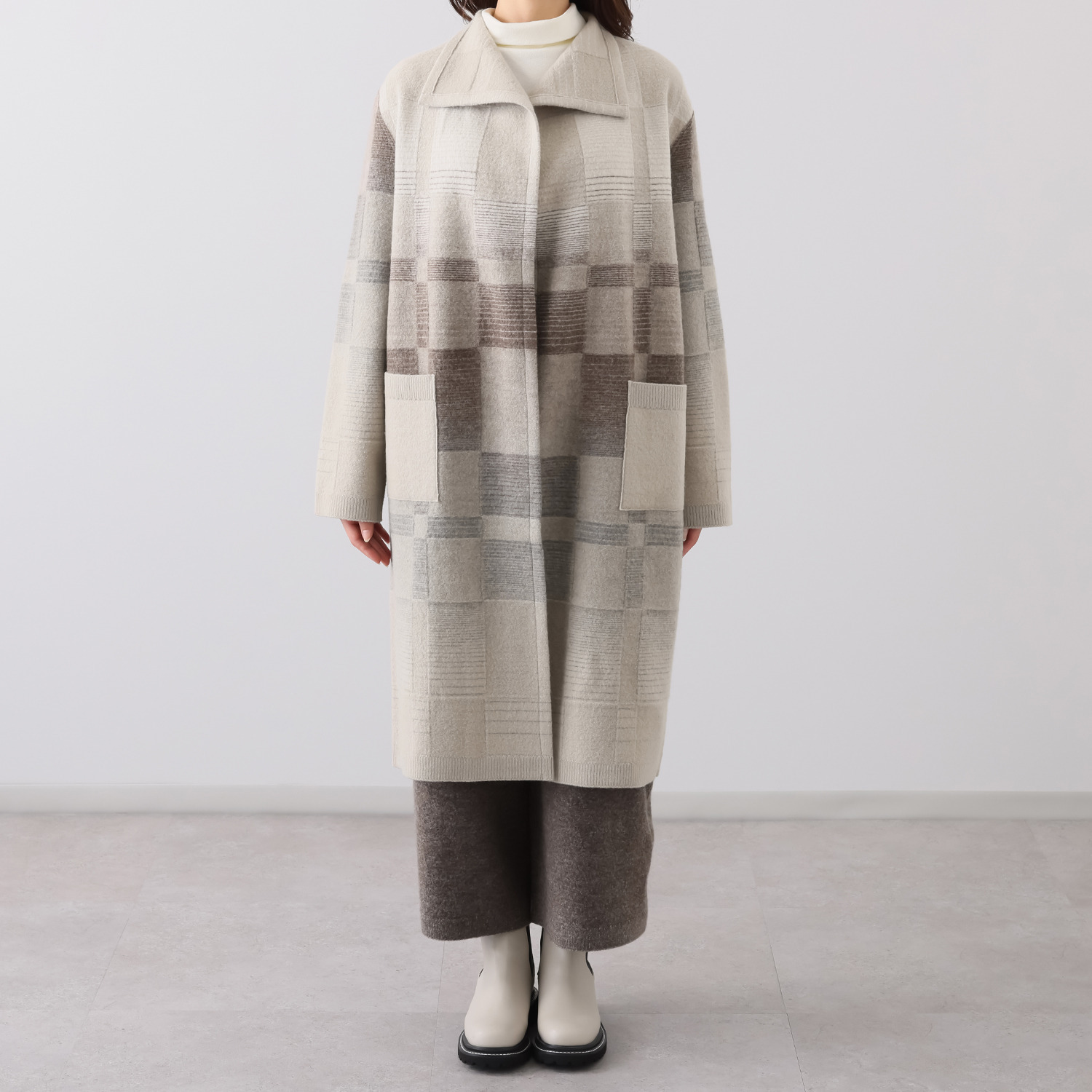 イイネス ウール 圧縮コート- ショップチャンネル