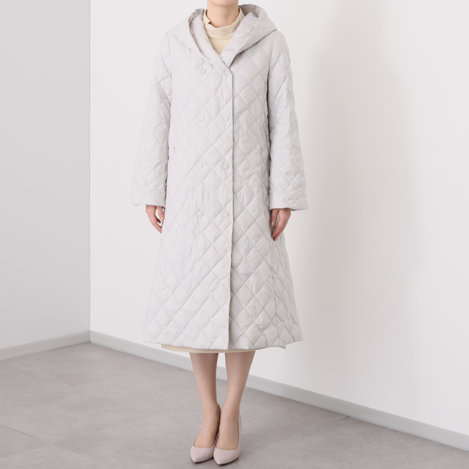 マダムヒロコ ハイブリッド仕様 ダウンコート “エンブレイス