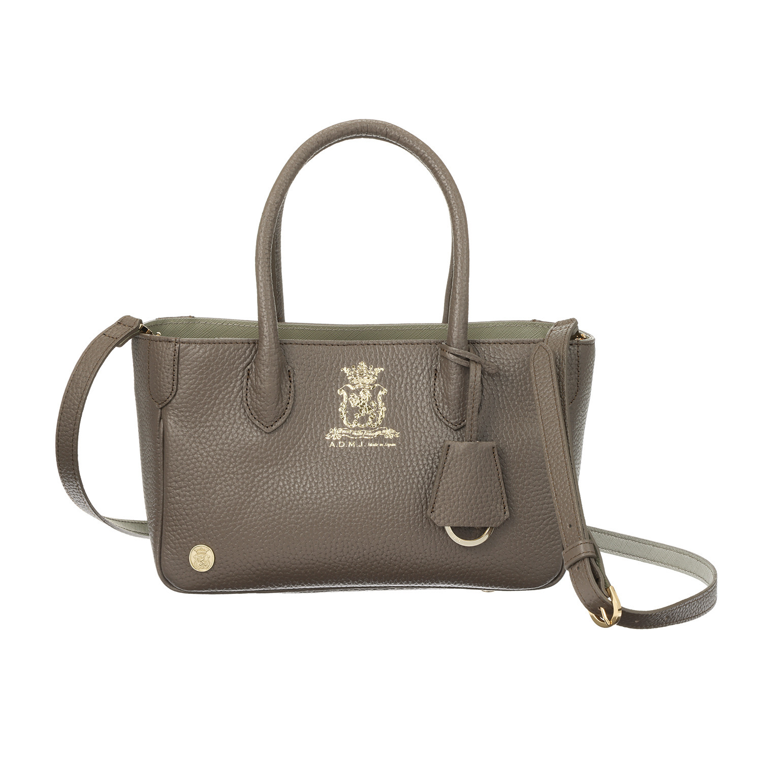 エーディーエムジェイ 牛革シュリンク型押し THE ADMJ