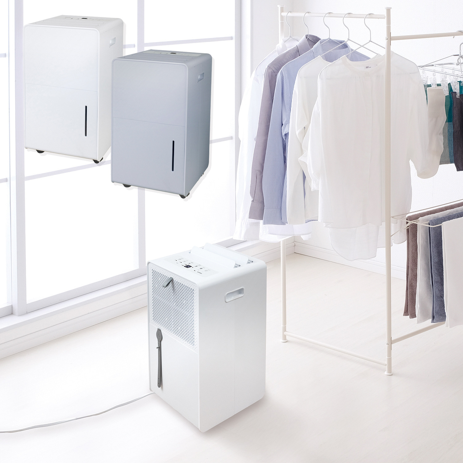 YAMAZEN 部屋干しや湿気対策に！ パワフル＆コンパクト 衣類