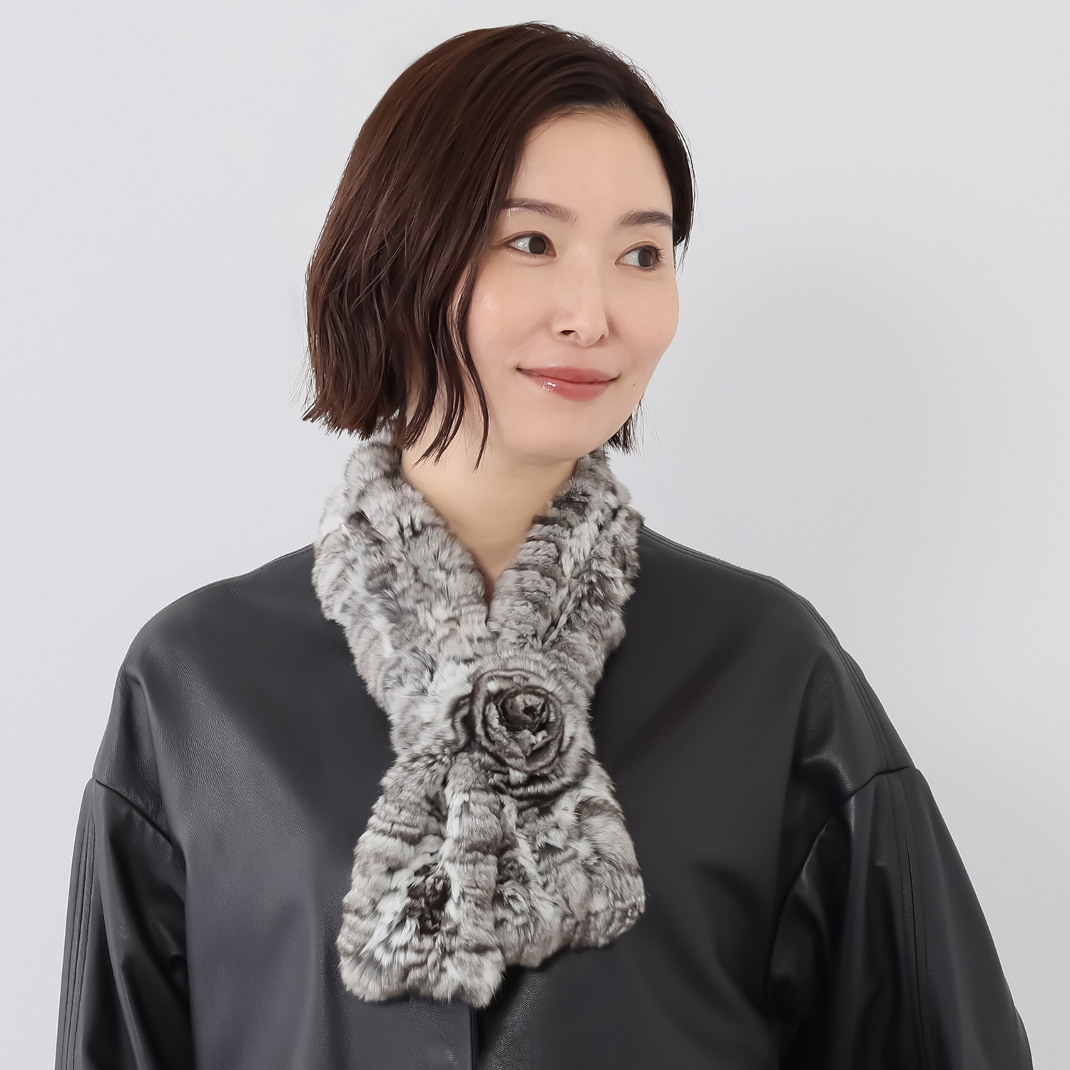 チンチラ ヤーンマフラー- ショップチャンネル