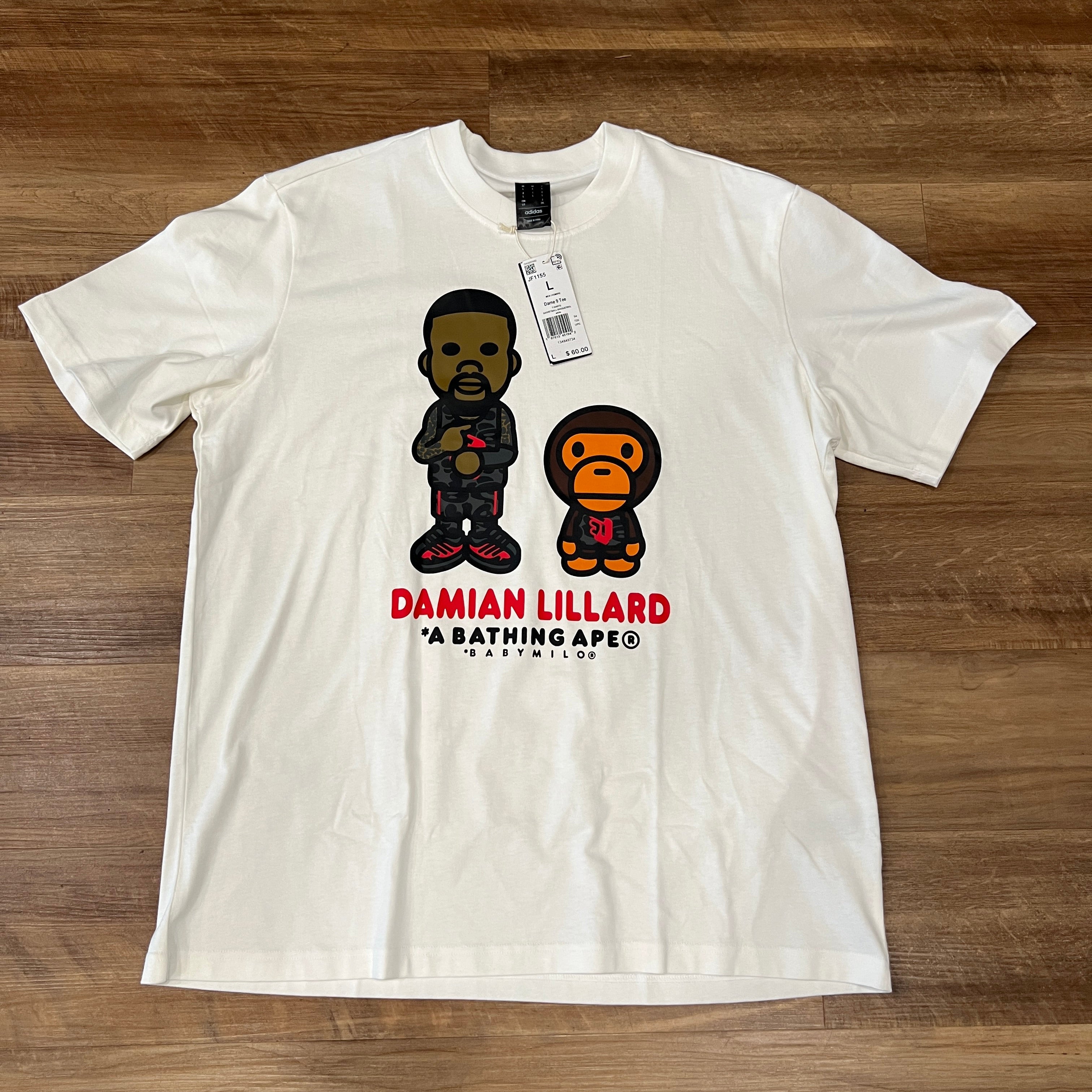 BAPE BABY x adidas Dame Milo Tee – Holy Ground
