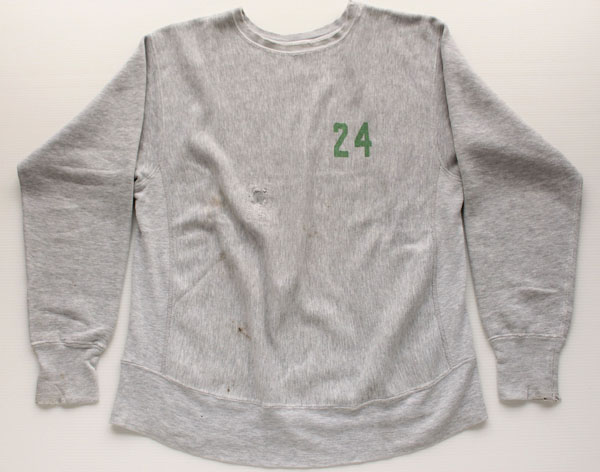 70s USA製 Championチャンピオン 単色タグ 染み込みプリント リバース