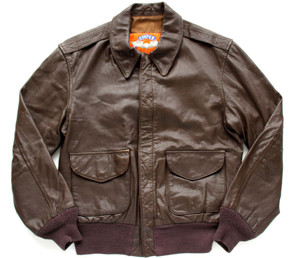 USA製 COOPERクーパー A-2フライトレザージャケット 38R - Sixpacjoe