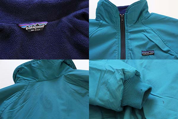 80s USA製 patagoniaパタゴニア フリースライナー ナイロンジャケット