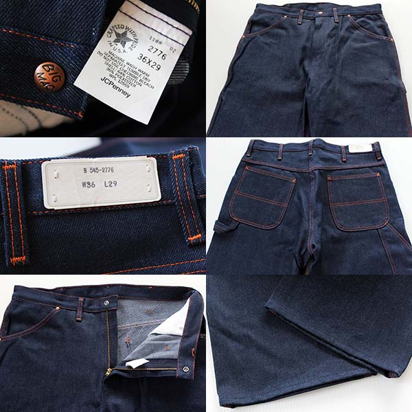 デッドストック☆80s USA製 BIGMACビッグマック デニム ペインター