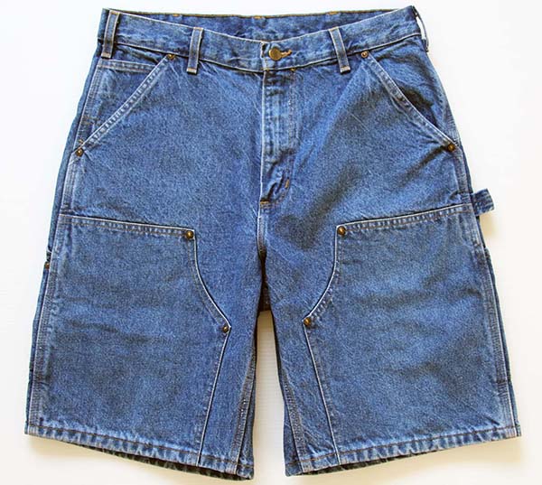 00s USA製 carharttカーハート ダブルニー デニム ペインター ショート