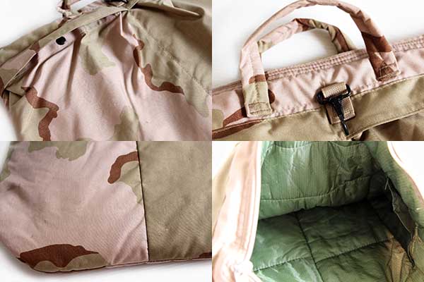米軍 デザートカモ ナイロン ヘルメットバッグ - Sixpacjoe Web Shop