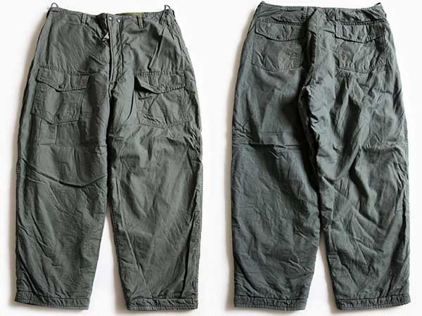 70s 米軍 USAF CWU-5/P リーフカモライナー フライトパンツ セージ