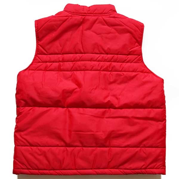 70s Swingster STP パッチ付き 中綿入り レーシングベスト 赤 L