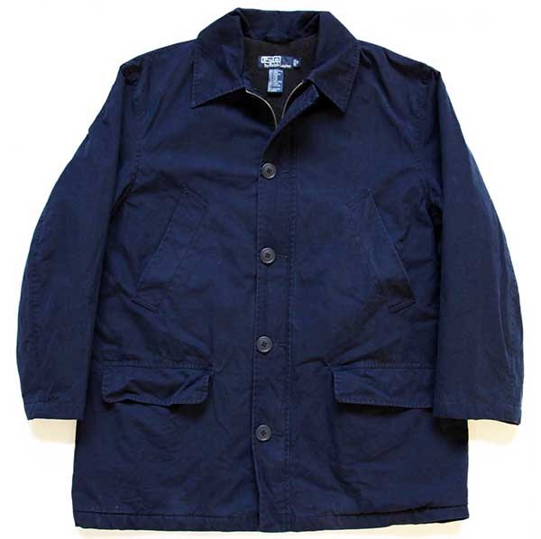 90s ポロ ラルフローレン キルティングライナー コットン フィールド