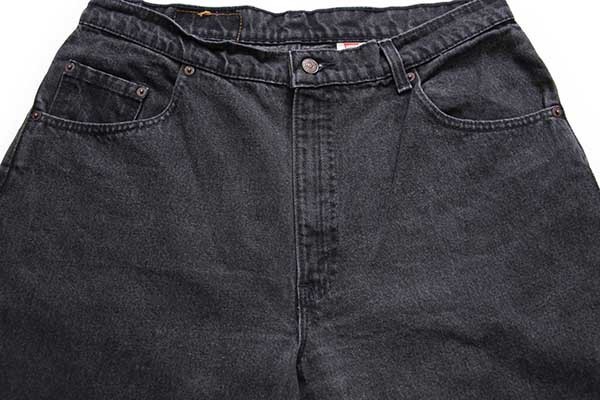 90s USA製 Levi'sリーバイス 560 ブラック デニムパンツ w36 L34☆16